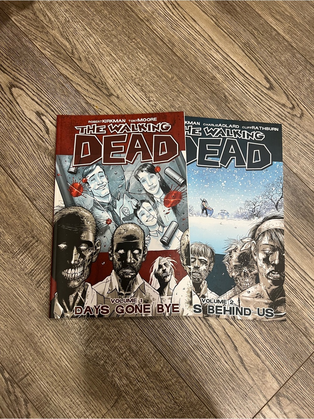 The Walking Dead Volumes 1 & 2 Comic Book Set - Red, Blue Covers